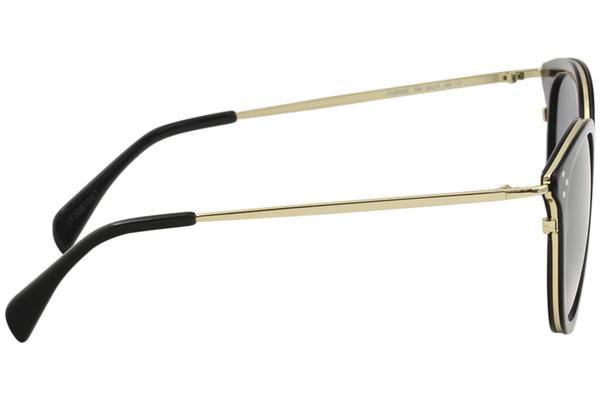 Celine Women's CL40033F 01B Black Round Sunglasses