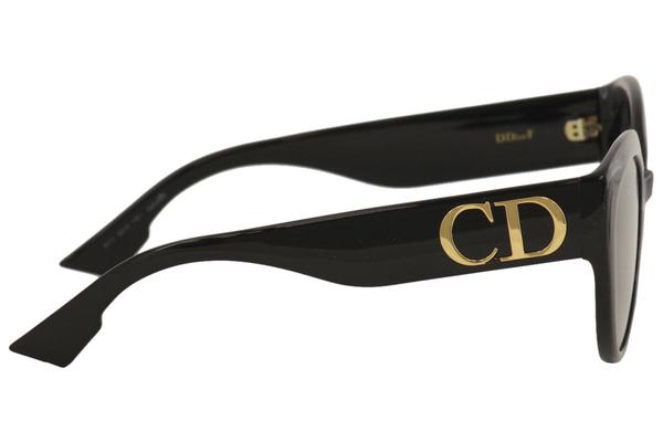 Christian Dior Women's DDiorF 8071L Black Fashion Cat Eye