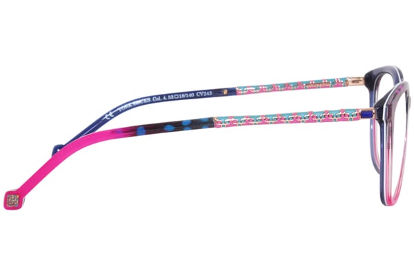 Coco Song York Blues CV243-4 Eyeglasses Women's Pink/Blue