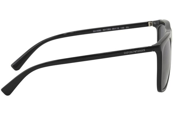 Emporio Armani Men s EA4095F EA 4095 F 5017 6G Black Square Sunglasses 57mm EyeSpecs