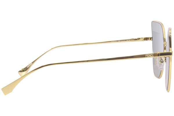 Fendi FE40015U 30C Sunglasses Women's Endura Gold/Smoke