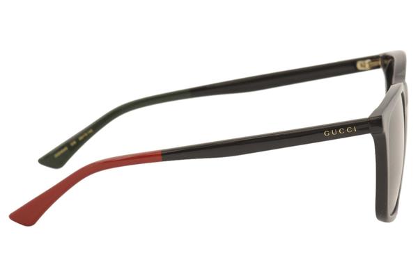 Gucci Men's GG0404S GG/0404/S 008 Black Fashion Square