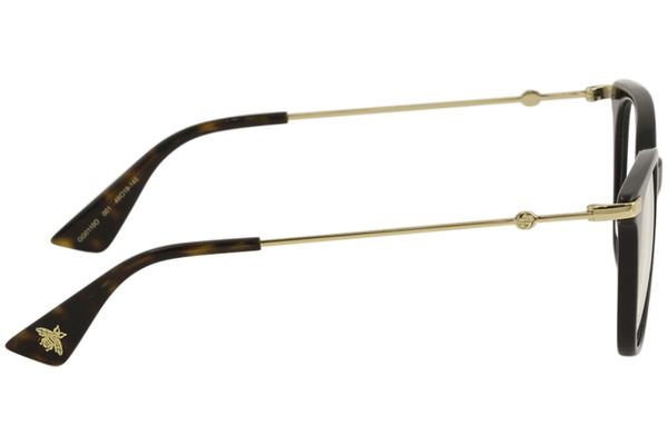 メガネ GUCCI Gucci - GG1601O - 001 GOLD GOLD TRANSPARENT Gucci Eyeglasses GG1601O 001 Shiny Endura Gold - eye-oo.com