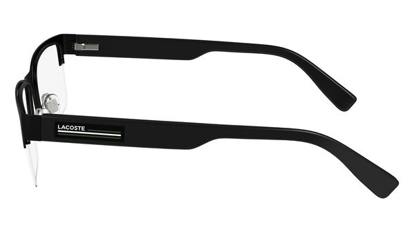 Lacoste L2299 002 Eyeglasses Men's Matte Black Semi Rim 54