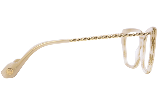 LANVIN キャットアイクラス LNV2632 319 Lanvin LNV2632 103 Eyeglasses Women's Ivory Horn Full Rim