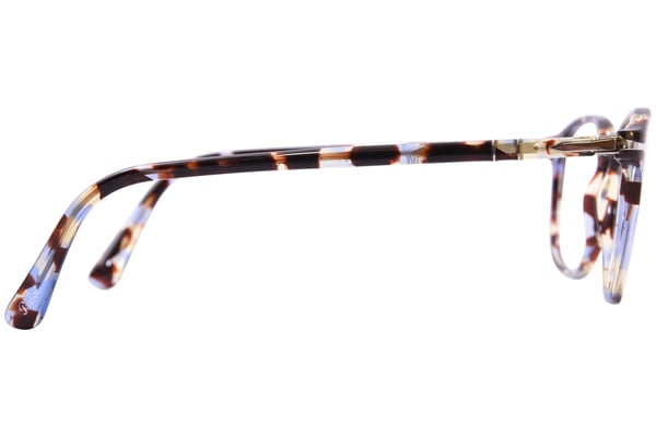 Persol PO3007VM 1058 Eyeglasses Men's Azure/Brown Tortoise