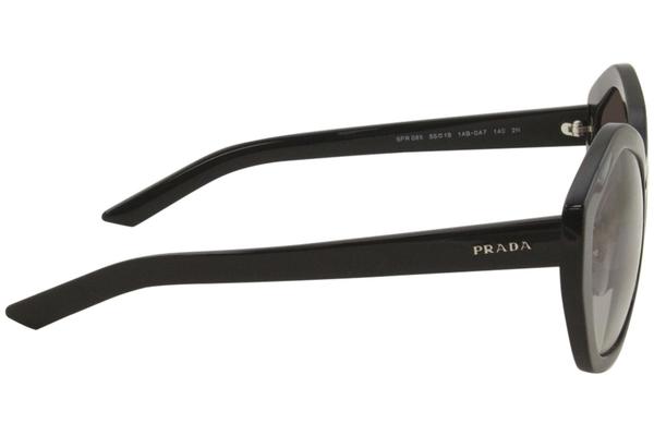 Prada Women's SPR08X SPR/08/X 1AB-0A7 Black Fashion Round