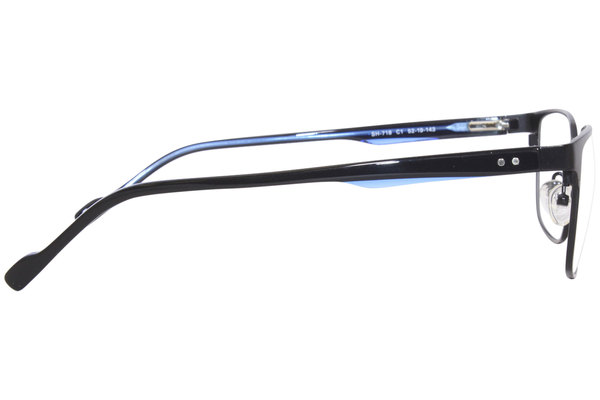 Scott Harris SH-718 C1 Eyeglasses Men's Black/Cobalt Full