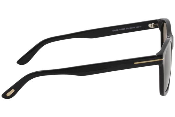 Assimilate Picasso praktisk Tom Ford Men's Eric-02 TF595 TF/595 01J Black Fashion Square Sunglasses  55mm | EyeSpecs.com
