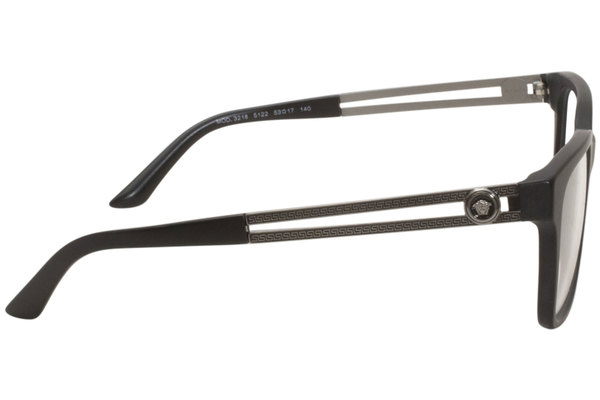 Versace Eyeglasses VE3218 5122 Matte Black Silver 53 17 140mm