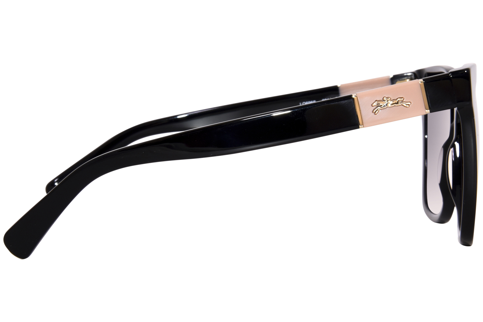 【送料&関税込】Longchamp Lol696s Sunglasses Longchamp LO696S 001 Sunglasses Black/Purple Gradient Square