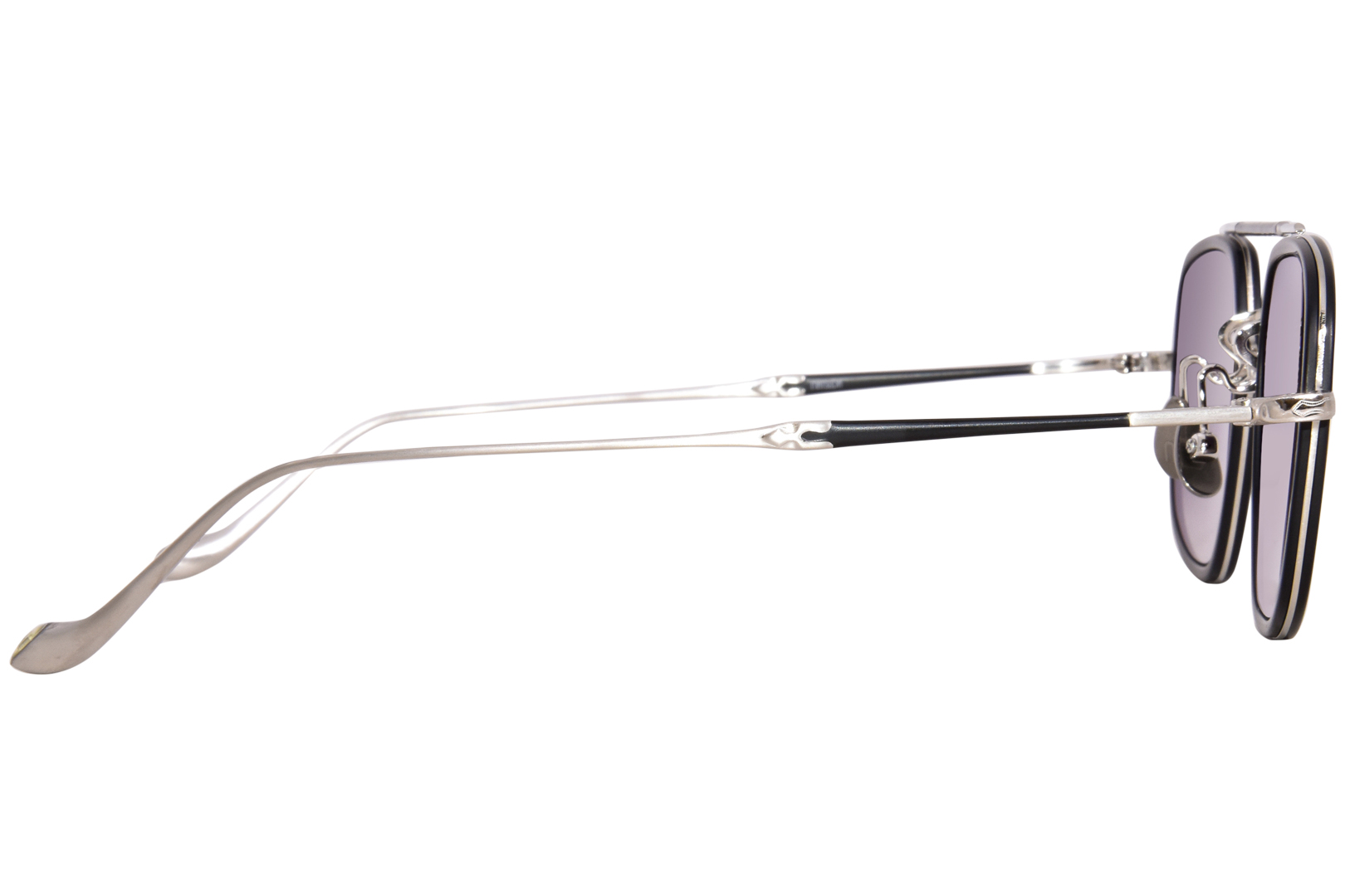 Matsuda M3123 BS-MBK Sunglasses Brushed Silver/Matte Black
