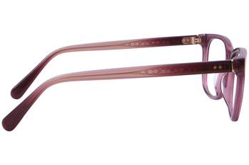 Coach HC6235U 5824 Eyeglasses Women's Transparent Oxblood