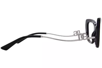 DOLCE & GABBANA キャットアイクラス DG3391B 501 Dolce & Gabbana DG3391B 501 Eyeglasses Women's Black Full