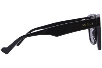 Gucci GG1430SK 001 Sunglasses Men's Black/Grey Rectangle