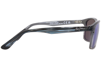 Maui Jim Onshore B798-03S Sunglasses Men's Blue-Black Stripe