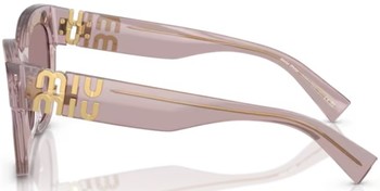Miu Miu MU 01YSF 14L09Z Sunglasses Women's Havana Honey/Dark