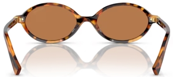 Miu Miu MU 04ZSF 19P2Z1 Sunglasses Women's Light Havana