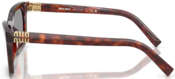 Miu Miu MU A05S 14L60M Sunglasses Women's Honey Havana/Dark