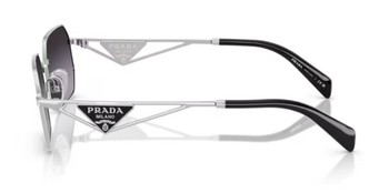 Prada PR A51S ZVN30C Sunglasses Women's Gold/Blue Gradient
