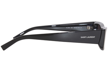 Saint Laurent SL 553 001 Sunglasses Black/Black Rectangle