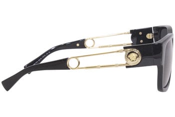 Versace glasses mens sales black and gold