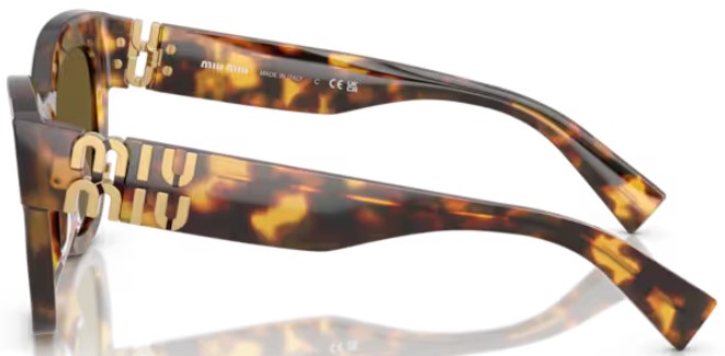 ラオラクルミューミューネッグ Miu Miu MU 01YSF 14L09Z Sunglasses Women's Havana Honey/Dark
