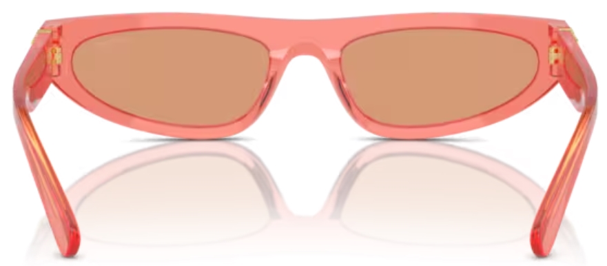 サングラス MIU MIU Woman Sunglasses Pink 07ZS 14T07V MIU MIU MU 07ZS 14T07V Tulip Transparent Orange Women's 56