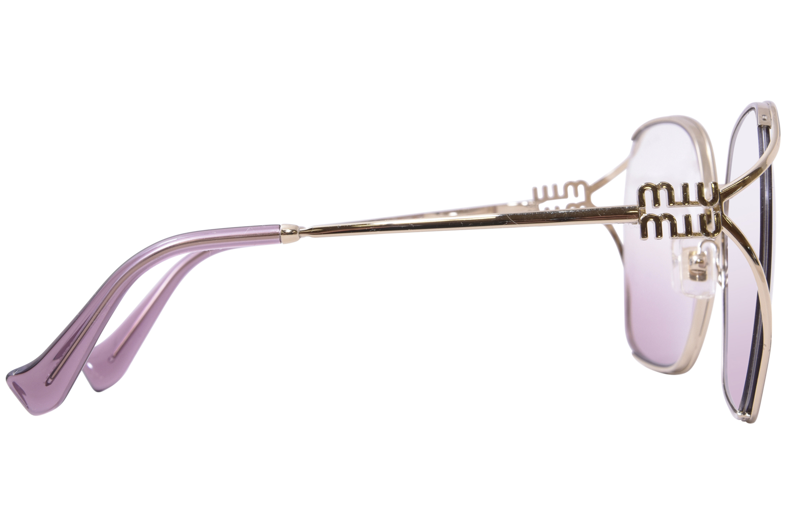 みゅうみゅう Miu Miu MU A50S L (69 - 15) with Yellow lenses and Gold