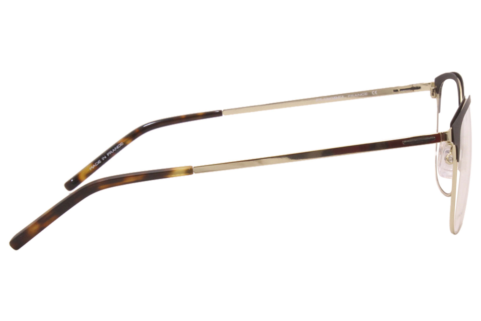 みかりん様　　ベージュ、ホワイト Morel Lightec Eyeglasses Men's 30196L ND09 Black/Gold 53-20