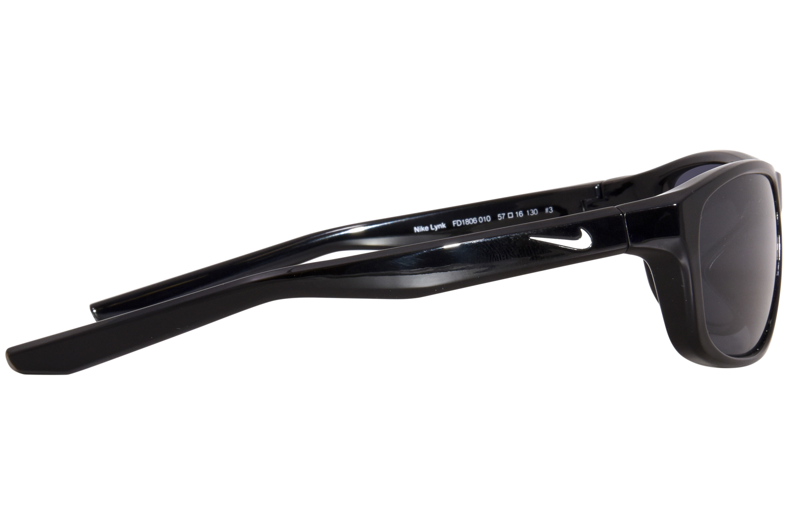 Nike Lynk FD1806 010 Sunglasses Black/Dark Grey Rectangle