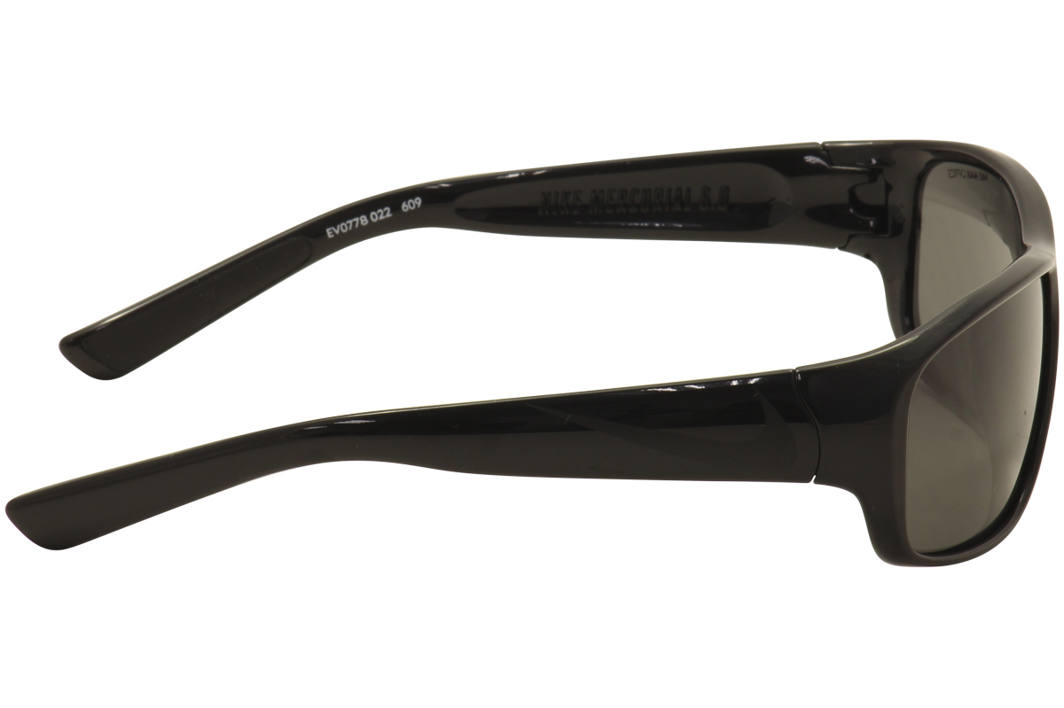 Peregrino roble carga Nike Mercurial-6.0 EV0780 EV/0780 060 Crystal Anthracite Rectangle  Sunglasses 61 | EyeSpecs.com