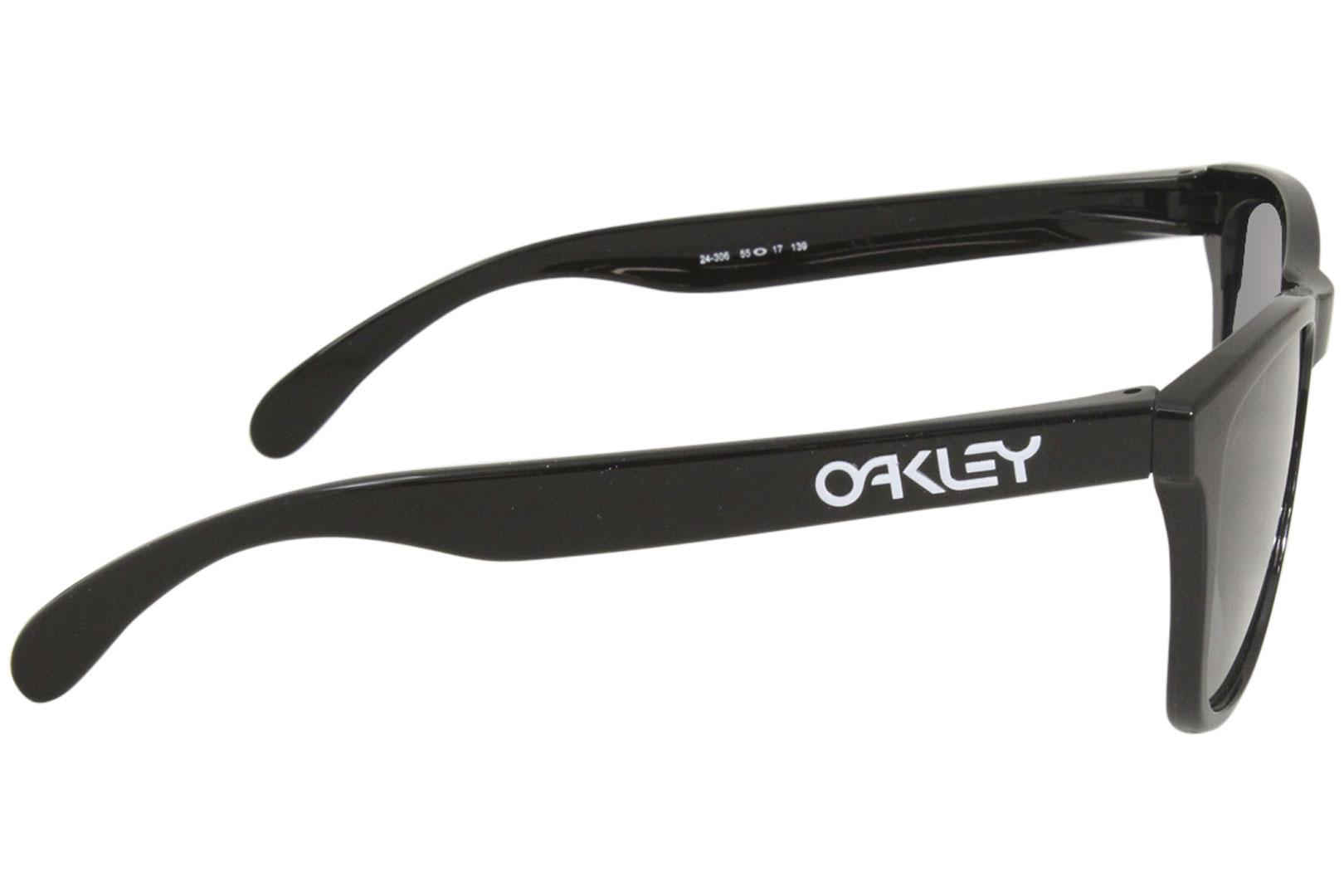 Oakley Frogskins OO9103 24-306 Sunglasses Men's Black/Grey Lens Square 55mm  