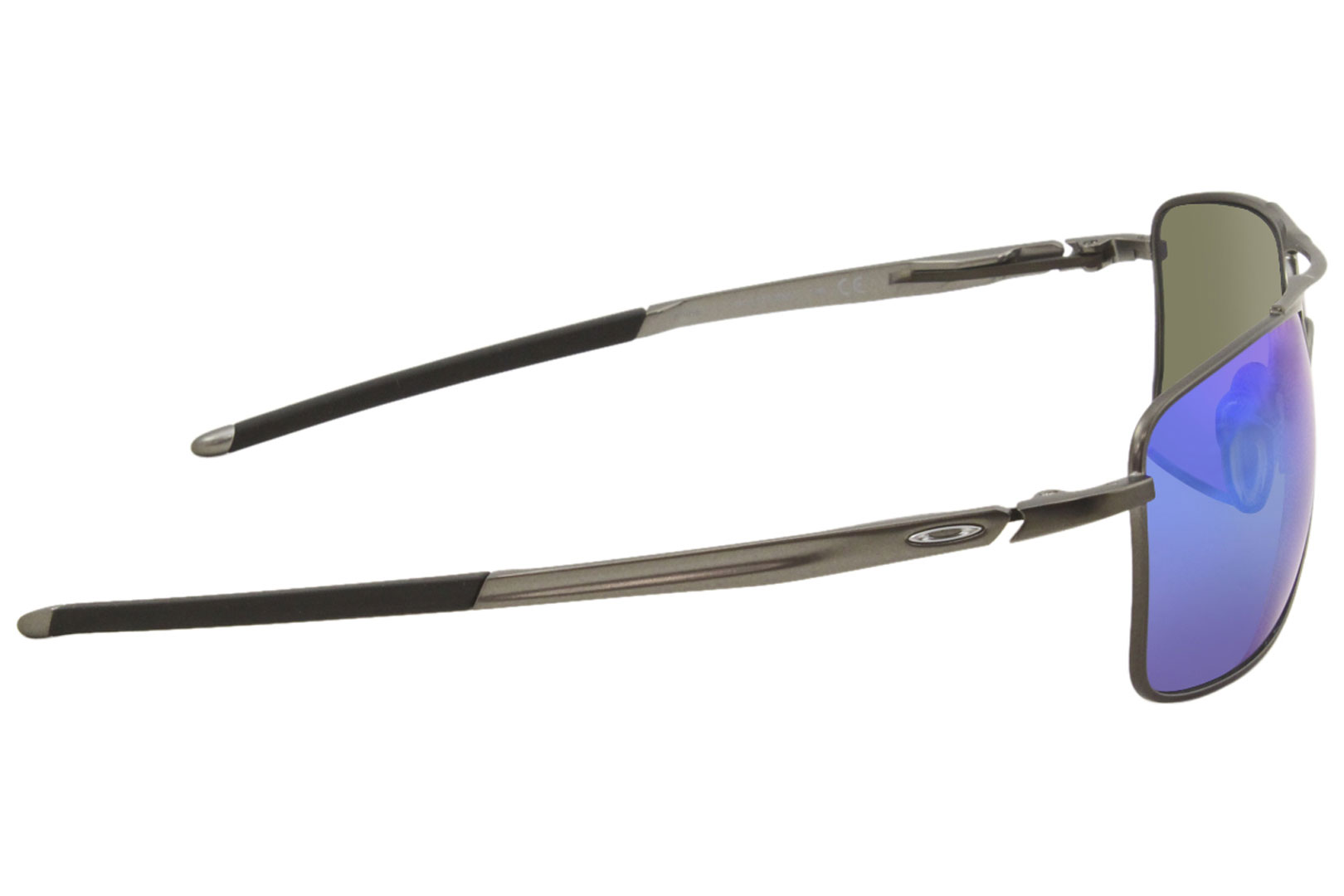 Oakley Gauge-8 OO4124 06 Sunglasses Matte Gunmetal/Prizm Sapphire Polarized  57mm 