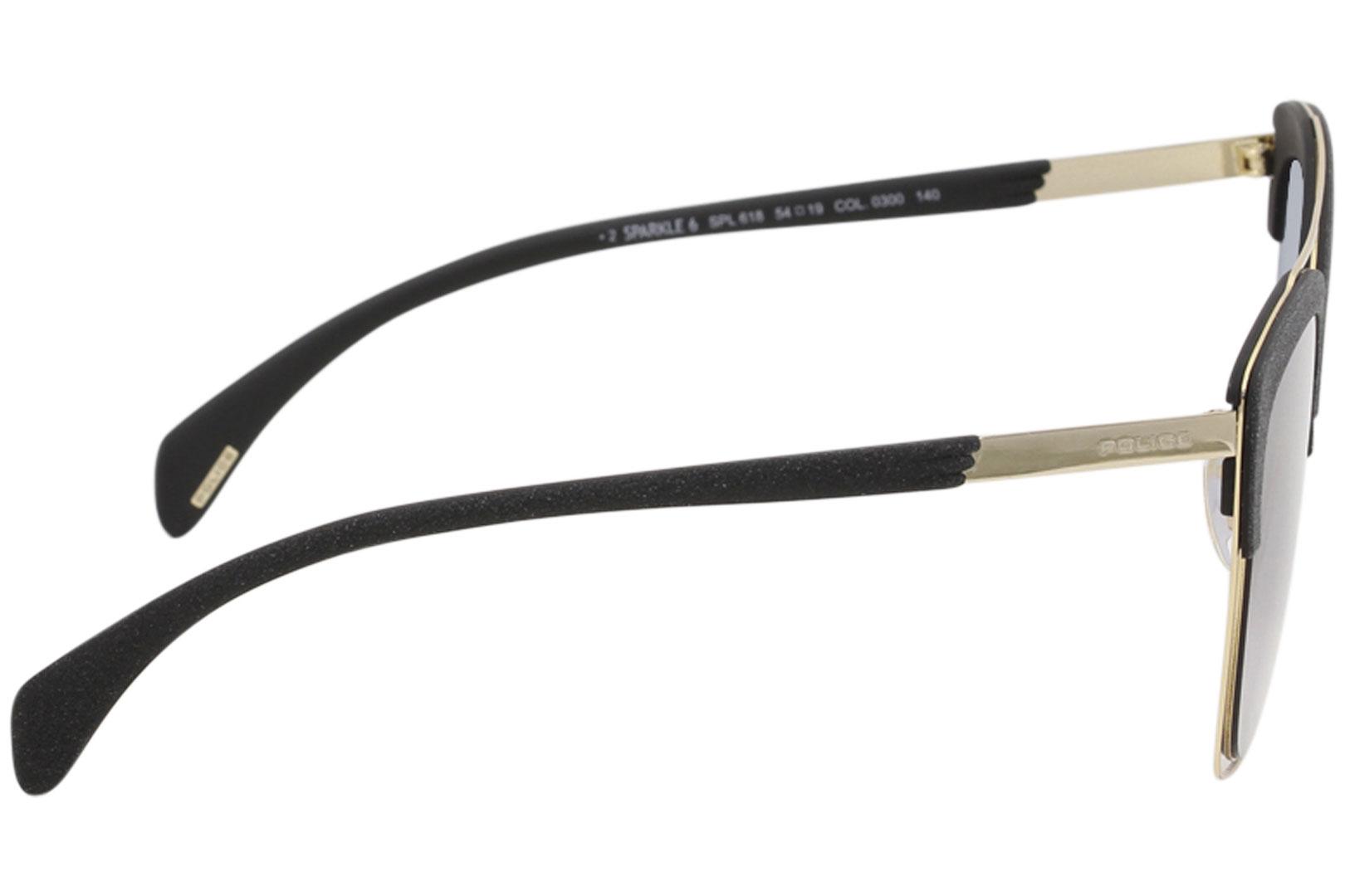 サングラス POLICE Woman Sunglasses Brown SPL967 0779 Police Women's Brown Square Sunglasses