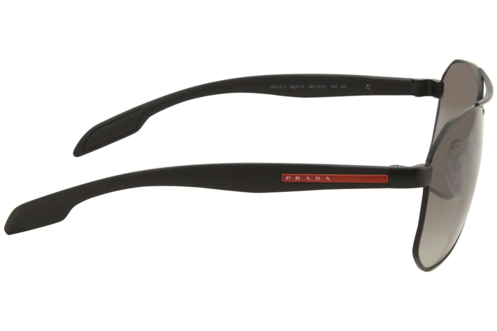 Prada Linea Rossa Men's SPS51V SPS/51/S Pilot Sunglasses | EyeSpecs.com