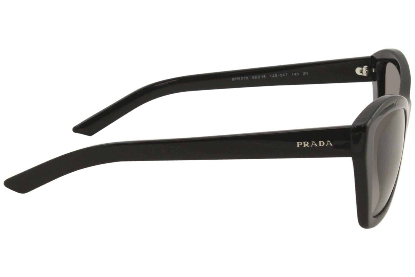 PRADA☆サングラス SPR 07X-F Prada Women's SPR07X SPR/07/X 1AB-0A7 Black Fashion