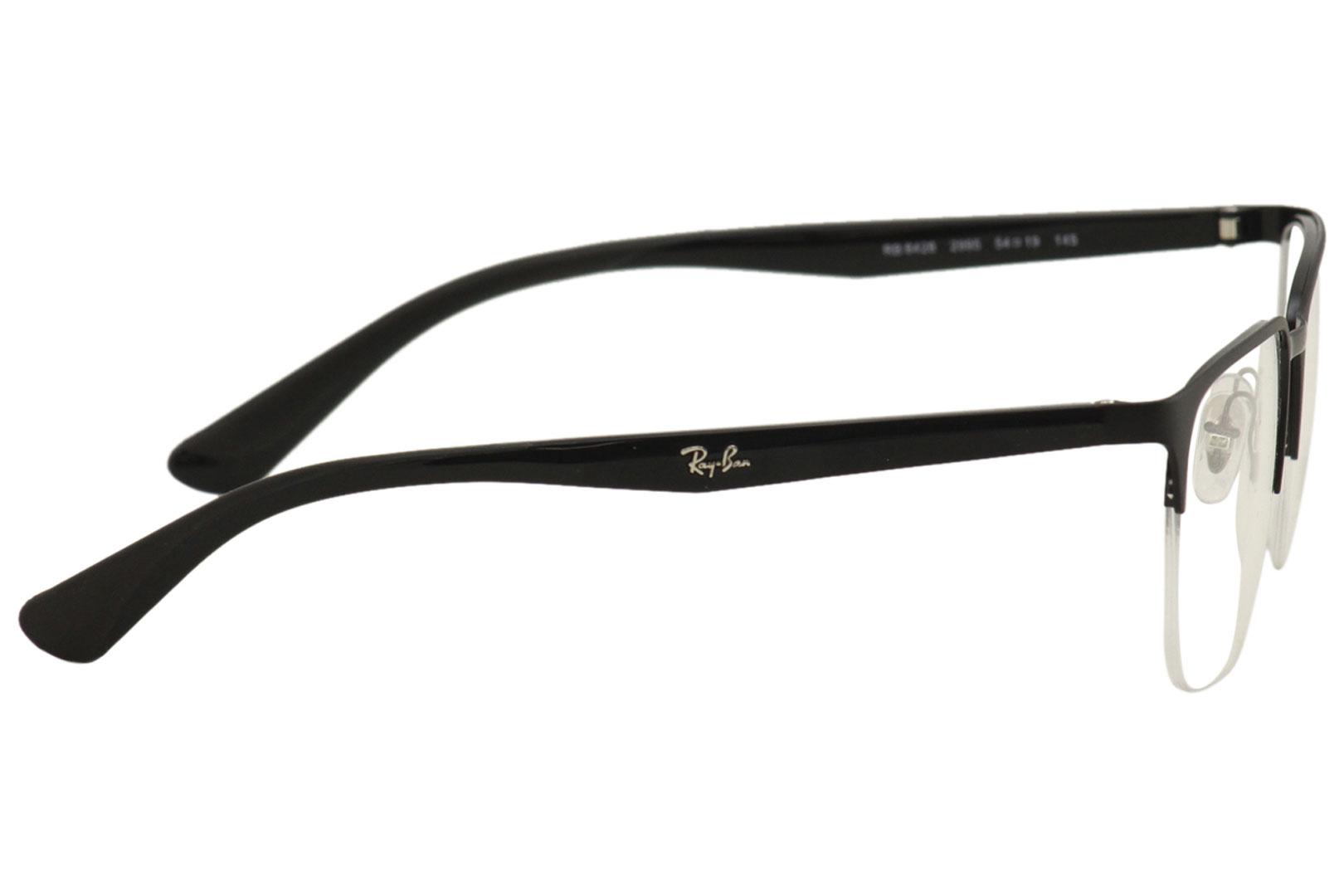 Ray Ban Men's Eyeglasses RB6428 RB/6428 2995 Black RayBan Optical Frame ...