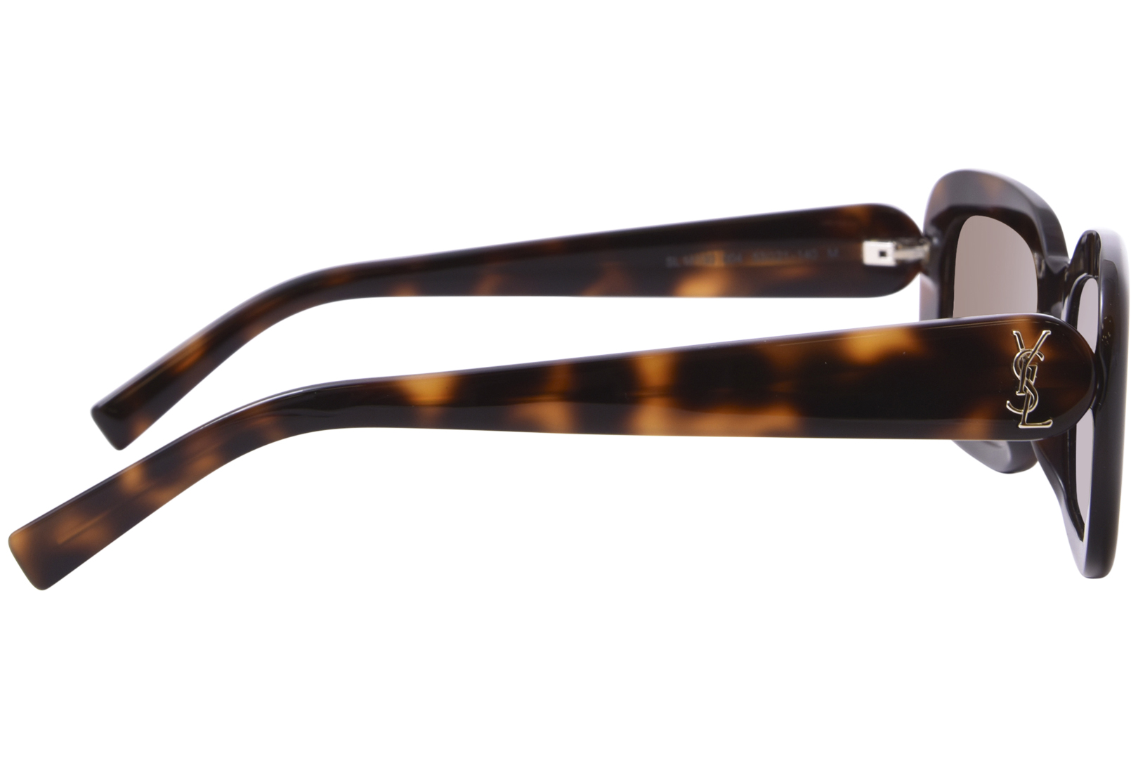 サングラス SAINT LAURENT Havana Brown YSL Square Sunglasses SL M130 004 Saint Laurent Sun SL M130 004 Sunglasses - US