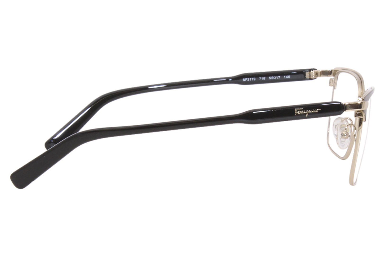 Salvatore Ferragamo Eyeglasses Men's SF2179 718 Shiny Gold