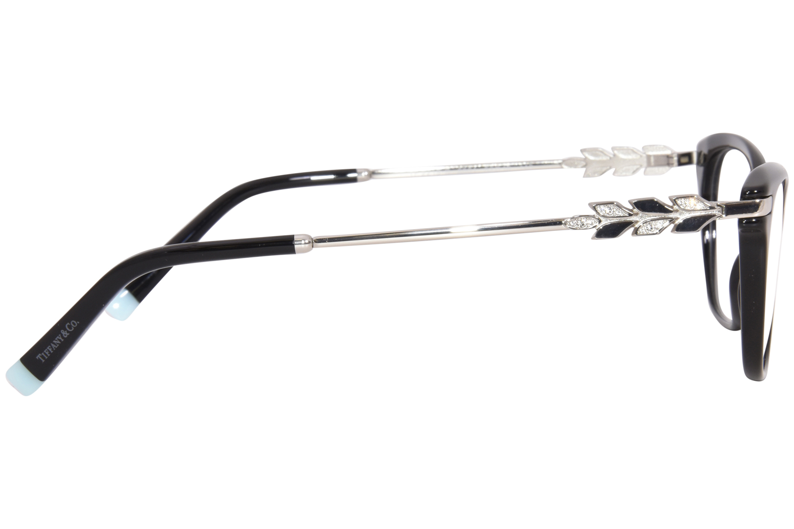 Tiffany & Co. TF2219BF 8001 Eyeglasses Women's Black/Silver Tiffany & Co. TF2219BF 8001 Eyeglasses Women's Black/Silver