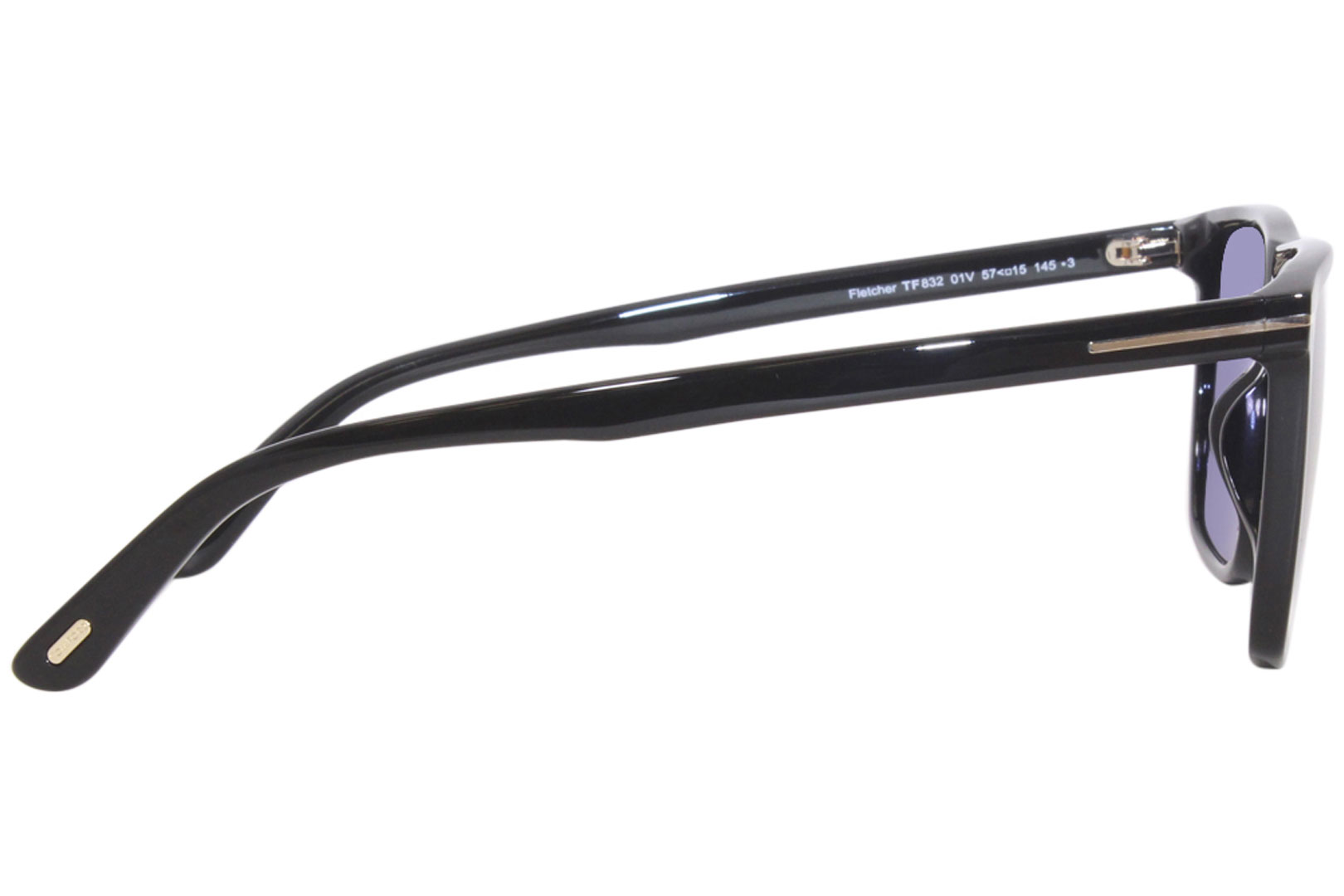 Tom Ford Fletcher TF832 01V Sunglasses Men's Shiny Black