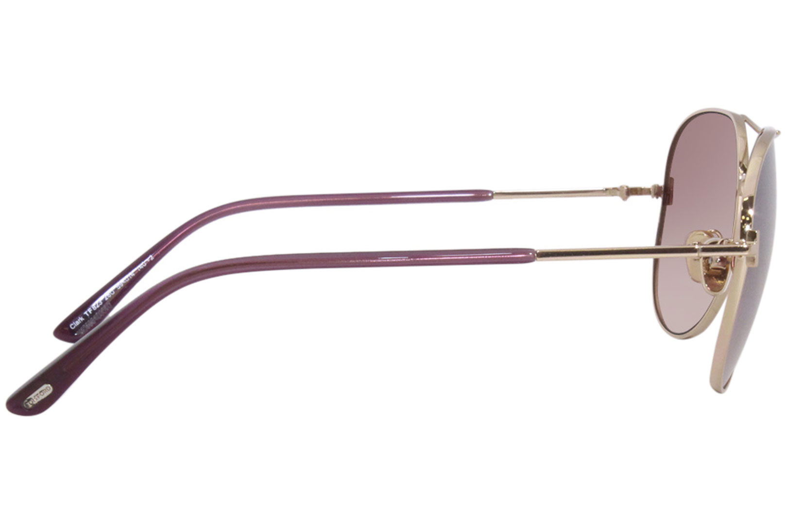Tom Ford Sunglasses Clark TF823 28U Shiny Rose Gold-Transp Tom Ford Sunglasses Clark TF823 28U Shiny Rose Gold-Transp
