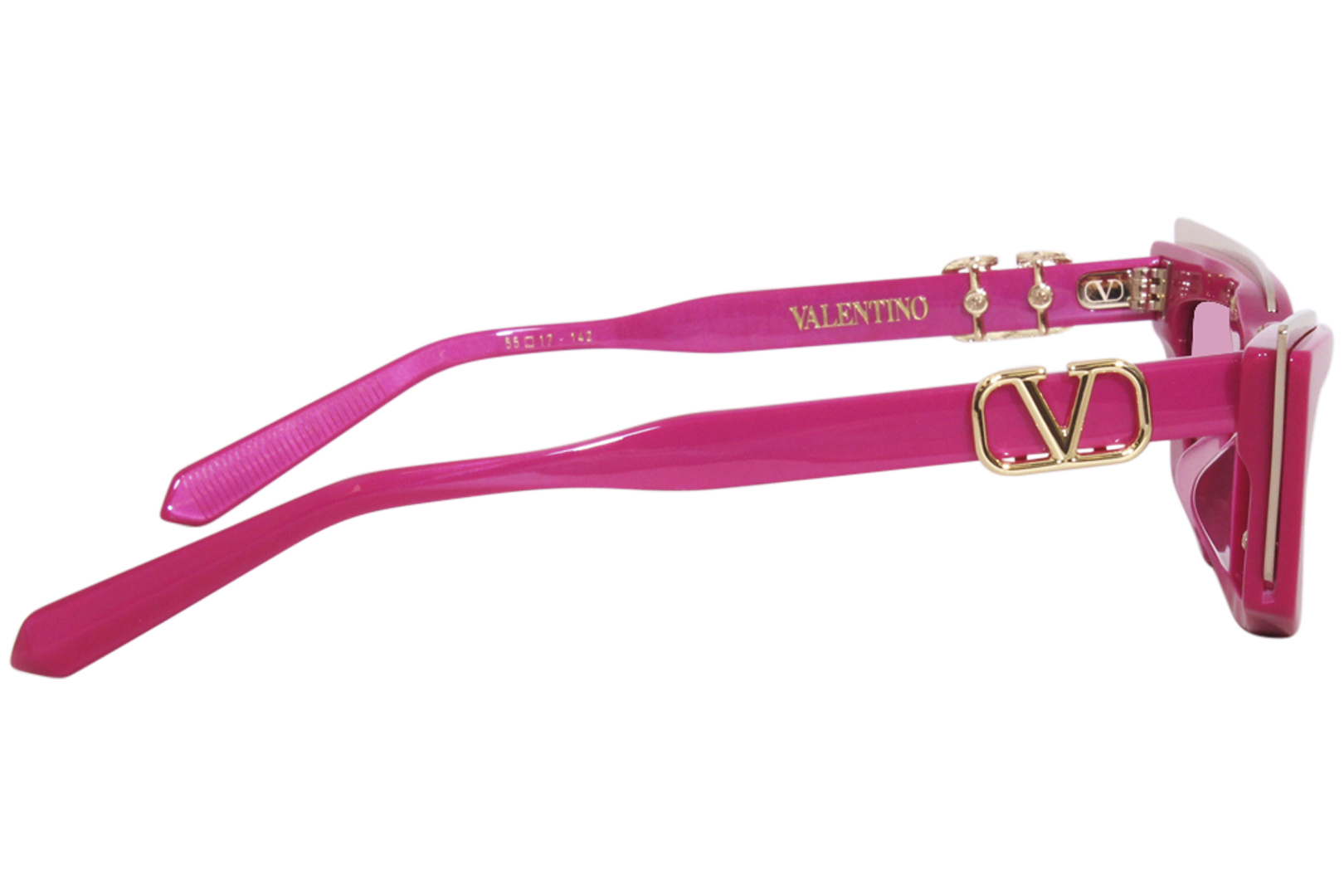 VALENTINO キャットアイサンクラス VLS103C500 0 Valentino V Due VLS103 Cat Eye Sunglasses | Fashion Eyewear US