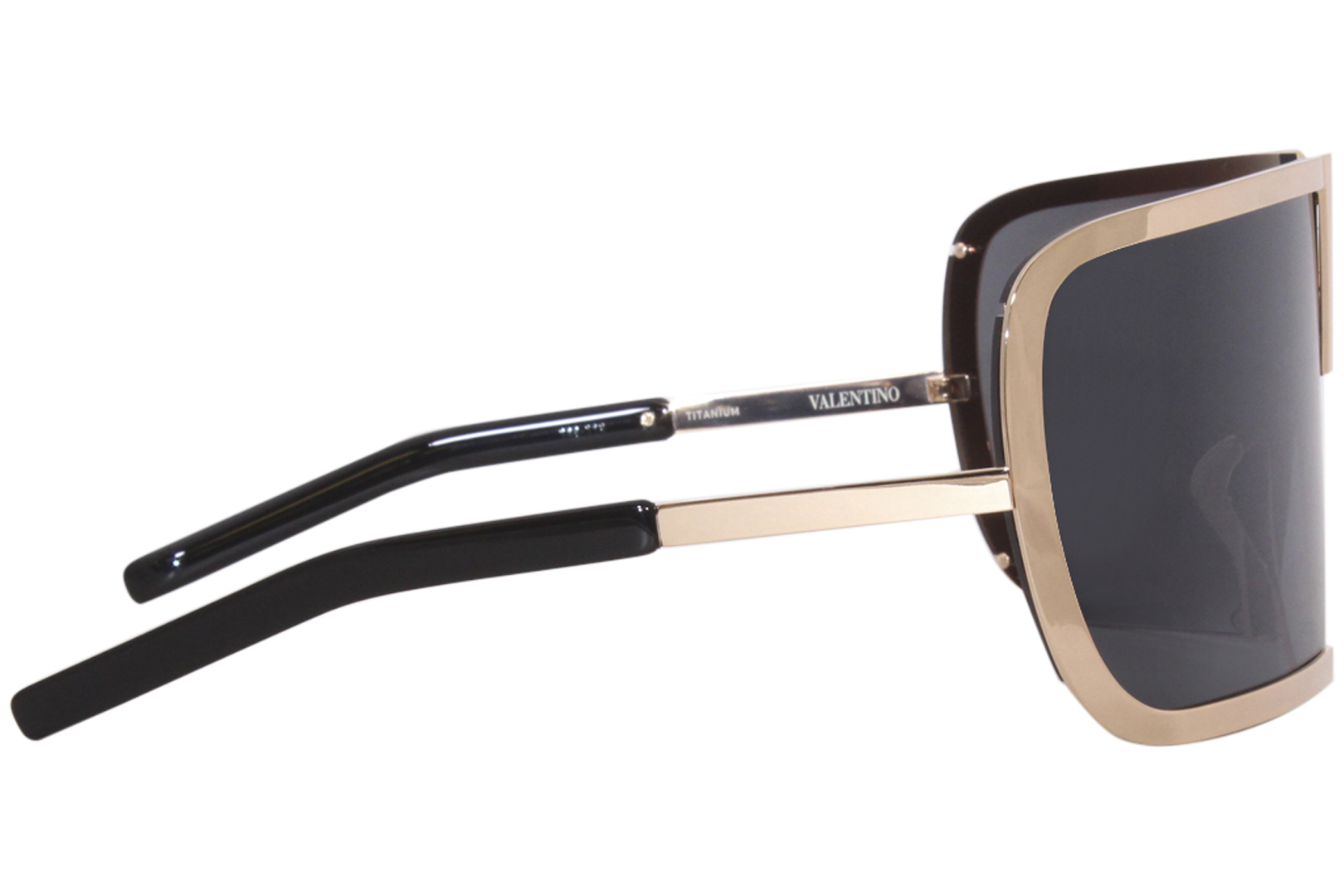 Valentino V-Romask VLS-120A Sunglasses Titanium Rose/Black