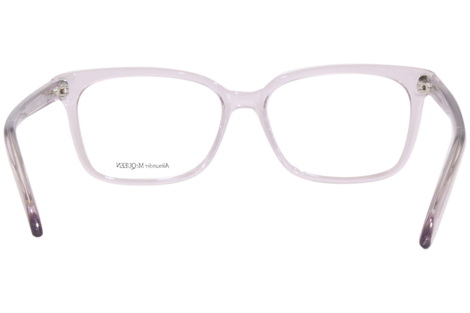 Alexander McQueen AM0243O 005 Eyeglasses Women's Transp. Violet 