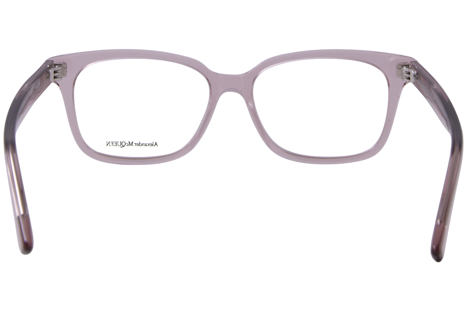 ALEXANDER MCQUEEN スクエアフレムメカネ AM0464O 003 Alexander McQueen AM0464O 003 Eyeglasses Women's Pink Full