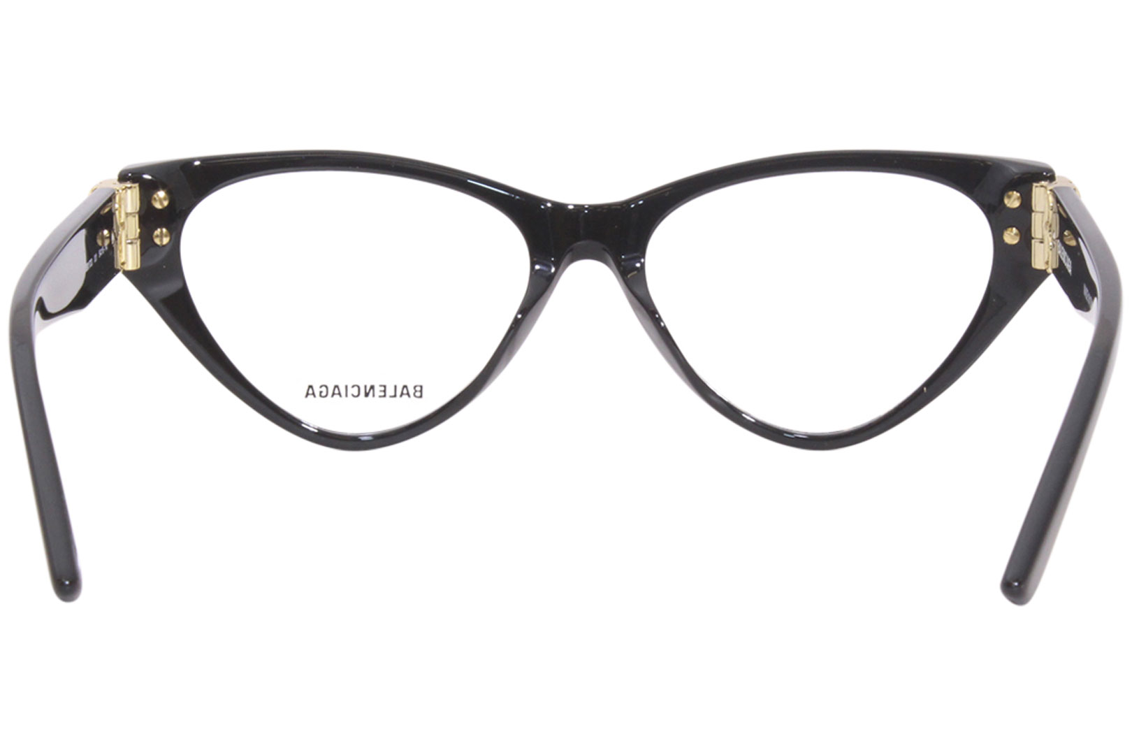 Balenciaga BB0172O 001 Eyeglasses Women's Black Full Rim Cat