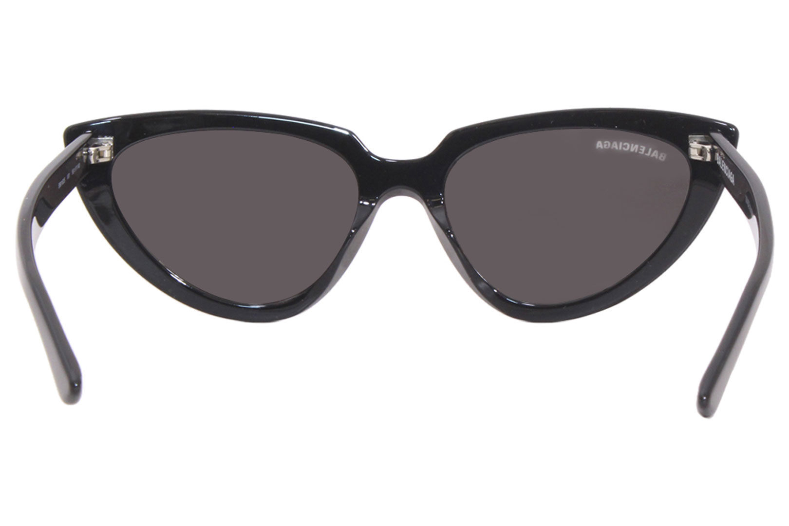 Balenciaga BB0182S 001 Sunglasses Women's Black/Grey Cat Eye