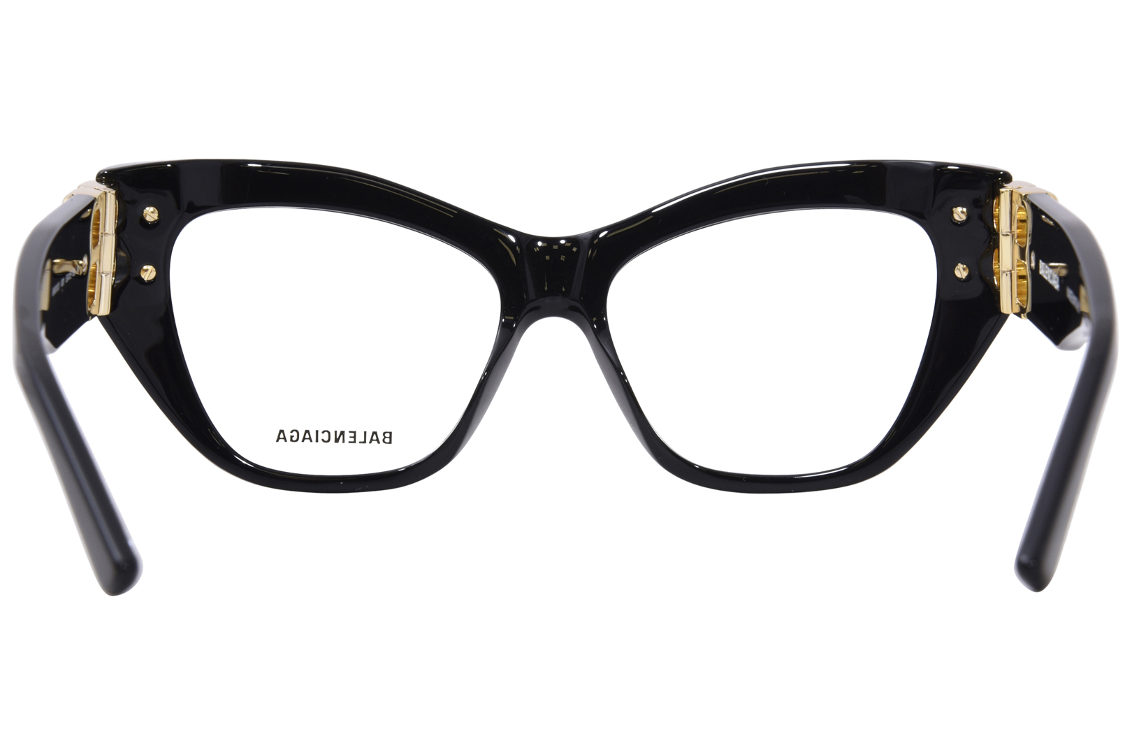Balenciaga BB0312O 002 Eyeglasses Women's Havana/Gold Full
